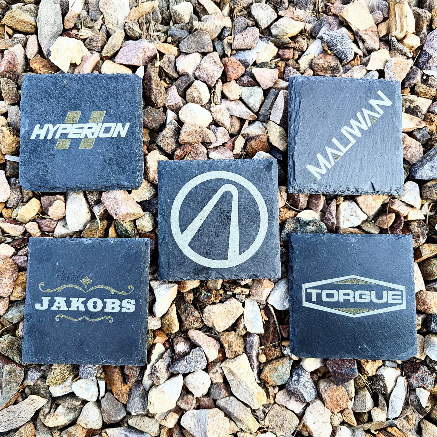 Borderlands Themed Slate Coasters