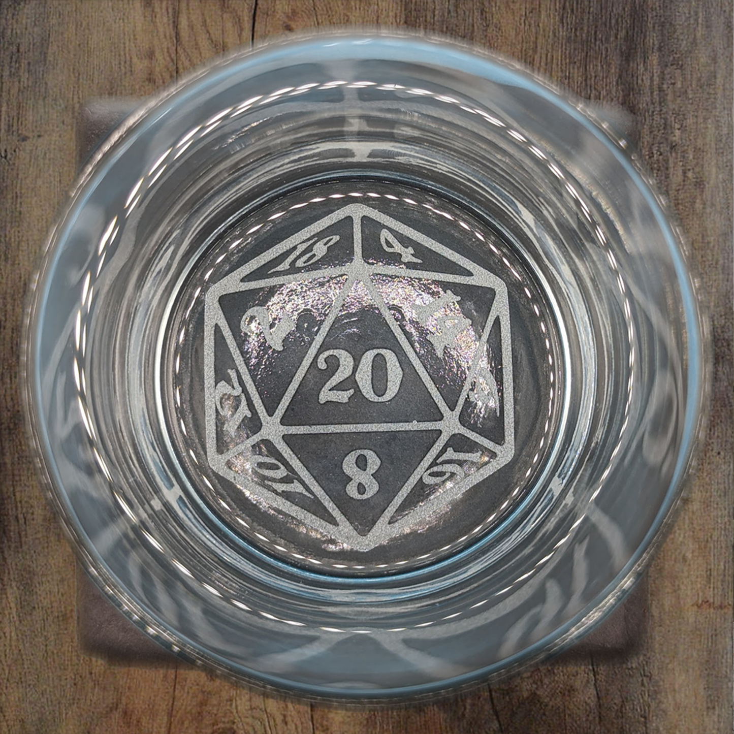 Critical Hit Glass Tumbler
