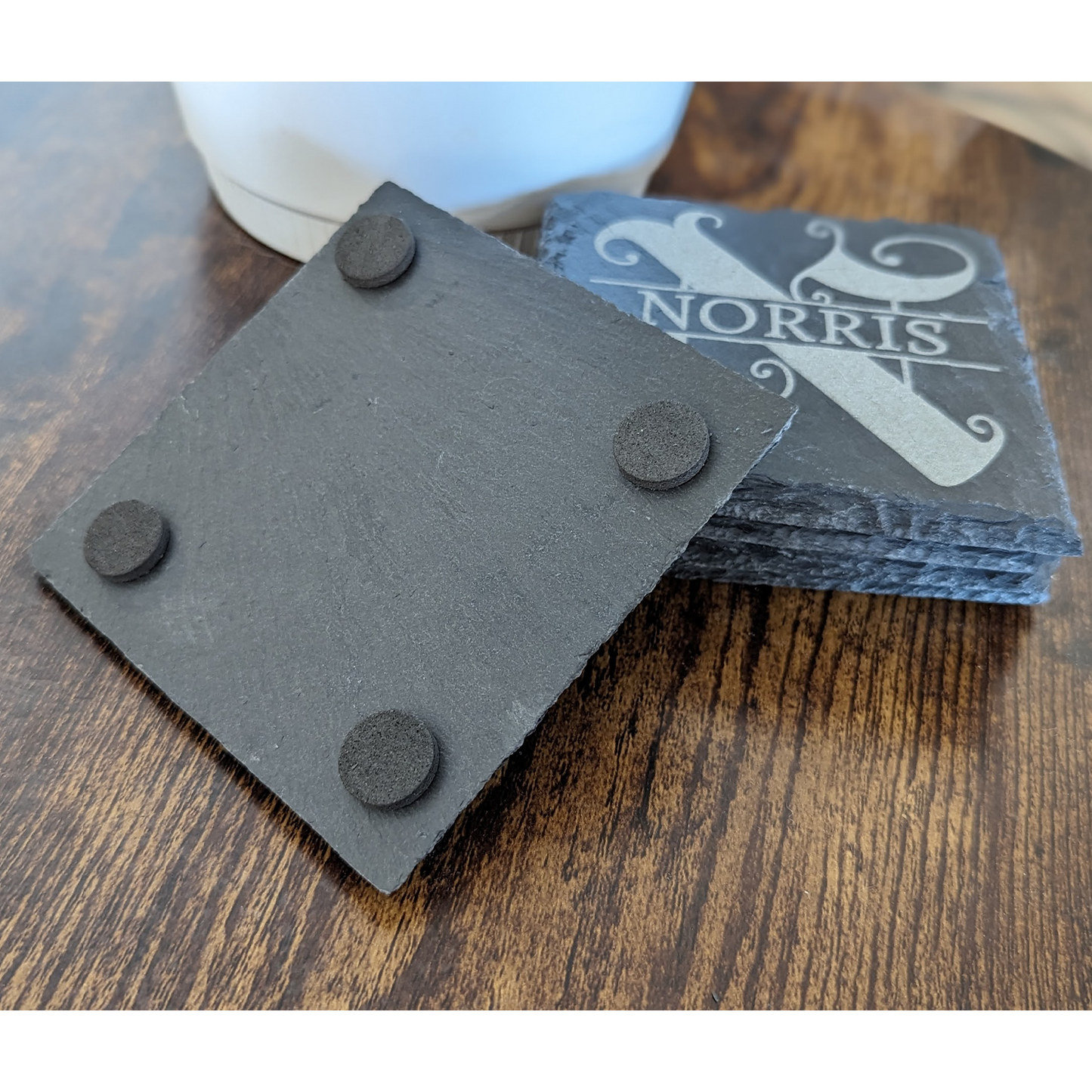 Personalized Slate Drink Coasters