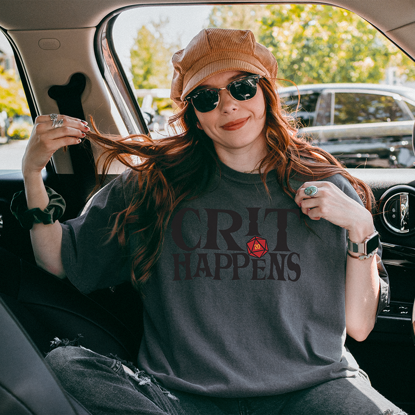 Crit Happens T-Shirt - Comfort Colors