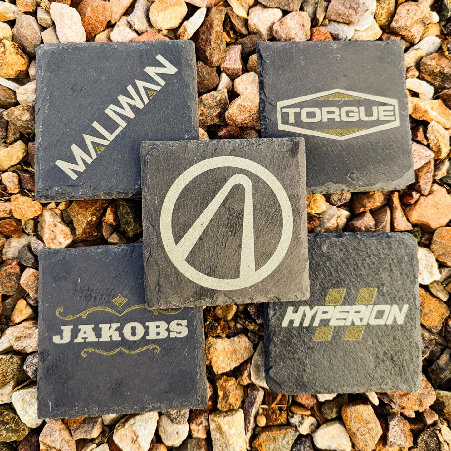 Borderlands Themed Slate Coasters