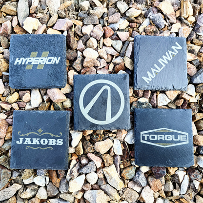 Borderlands Themed Slate Coasters