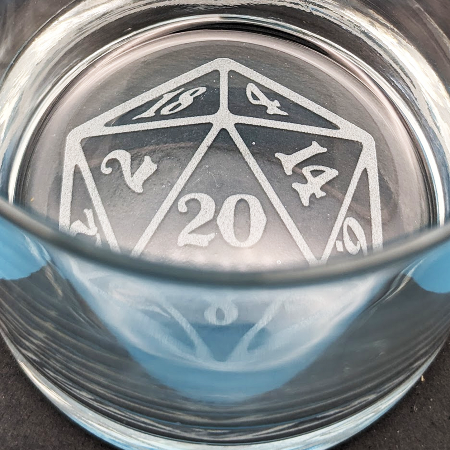 Critical Hit Glass Tumbler