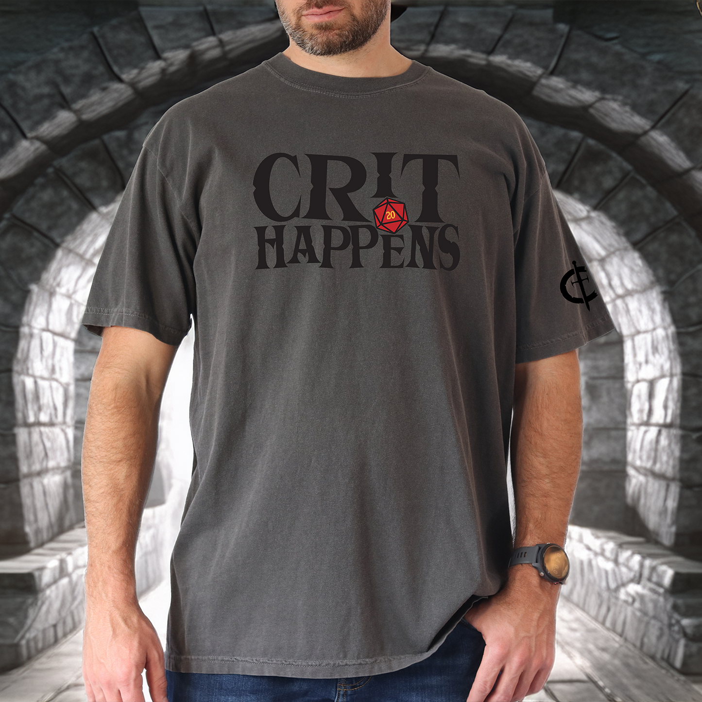 Crit Happens T-Shirt - Comfort Colors
